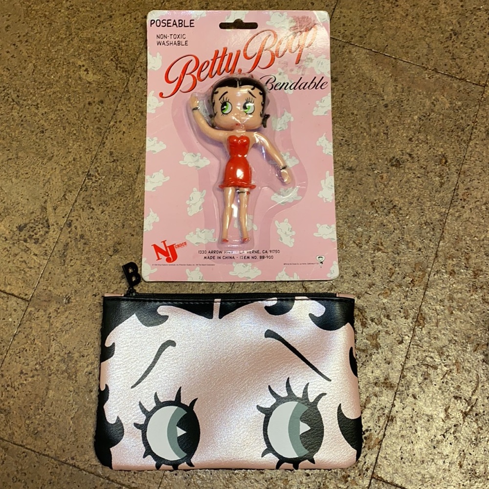 Betty Boop Figure & Make Up Bag